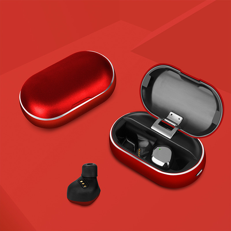 800mah Charger Cable Bluetooth Earphone Buds , Wireless Earphones For Running