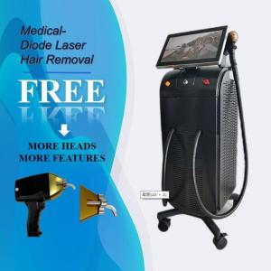 China Ice Titanium 755 808 1064nm Diode Laser Hair Removal Device 1200w 1800w Non Pain on sale