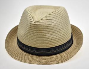 Wholesale Natural Straw Sun Hat with Wide Brim Approximately 3 Inches from china suppliers