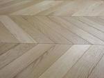 2 Layers Oak Chevron Parquet Flooring, Nature Grade To Italy