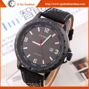 Wholesale 8120 E Go Fashion Watch Business Man Sports Boy Leather Watch Stainless Steel Back Watch from china suppliers