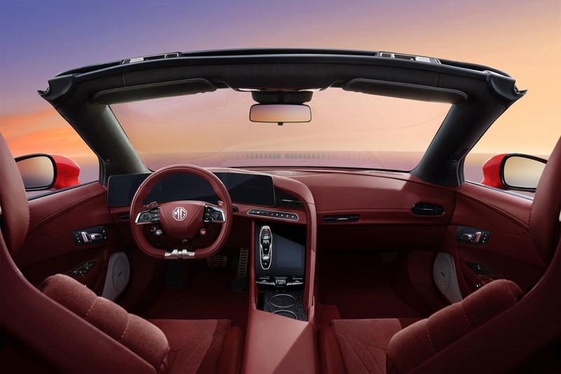 Pure Electric MG Cyberster 2023 501km glamour version Sports Car