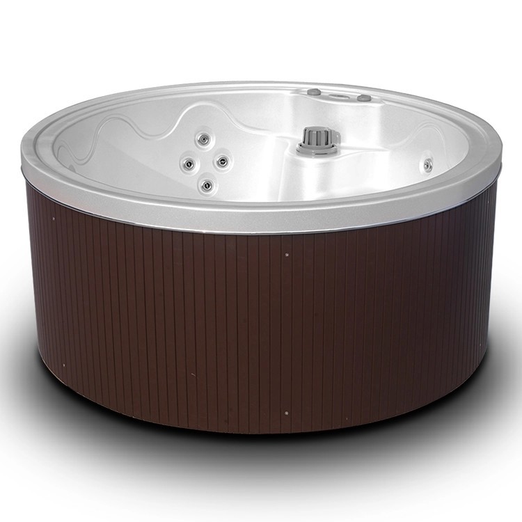 Freestanding 5-6 Person Hydrotherapy Soaking Hottub 2-Level Step