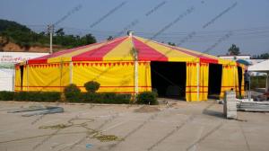 Wholesale Yellow And Red Pagoda Party Tent PVC Cover φ30m Aluminum High Peak Multi Sides from china suppliers