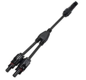 China Male Female Solar PV Connector / IP67 MC4 2 To 1 Connector UL Approved on sale