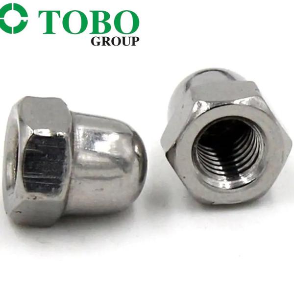 DIN1587 A2-70 Hexagon domed cap fine tooth nuts stainless steel 304 M10 M12 hex