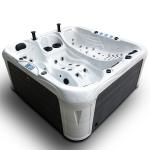 Luxury Garden 4 People Massage Hot Tub Spa Whirlpool Bathtub With Bluetooth