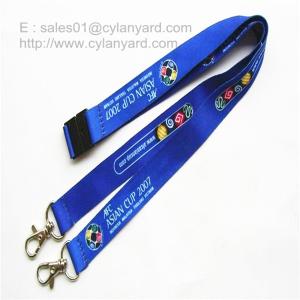 Wholesale Open Two Ends Swivel Clip Lanyards, Two Ended Metal Hook Sublimated Lanyards from china suppliers