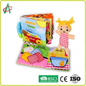 China BSCI Polyester 9 Sensory Items Activity Books For Infants on sale