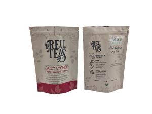 Wholesale Digital Printing 4oz Loose Tea Smell Proof Plastic Bags Stand Up Matte Finished Pouch from china suppliers