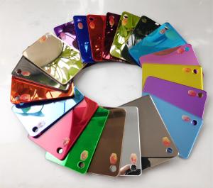 Wholesale High Reflective Non Adhesive Gold Silver Mirror Acrylic Sheet Scratch Resistance from china suppliers