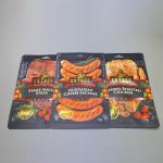 ziplockk Three Side Seal Bag Dog Treats Packaging Gold Blocking Flat Bottom
