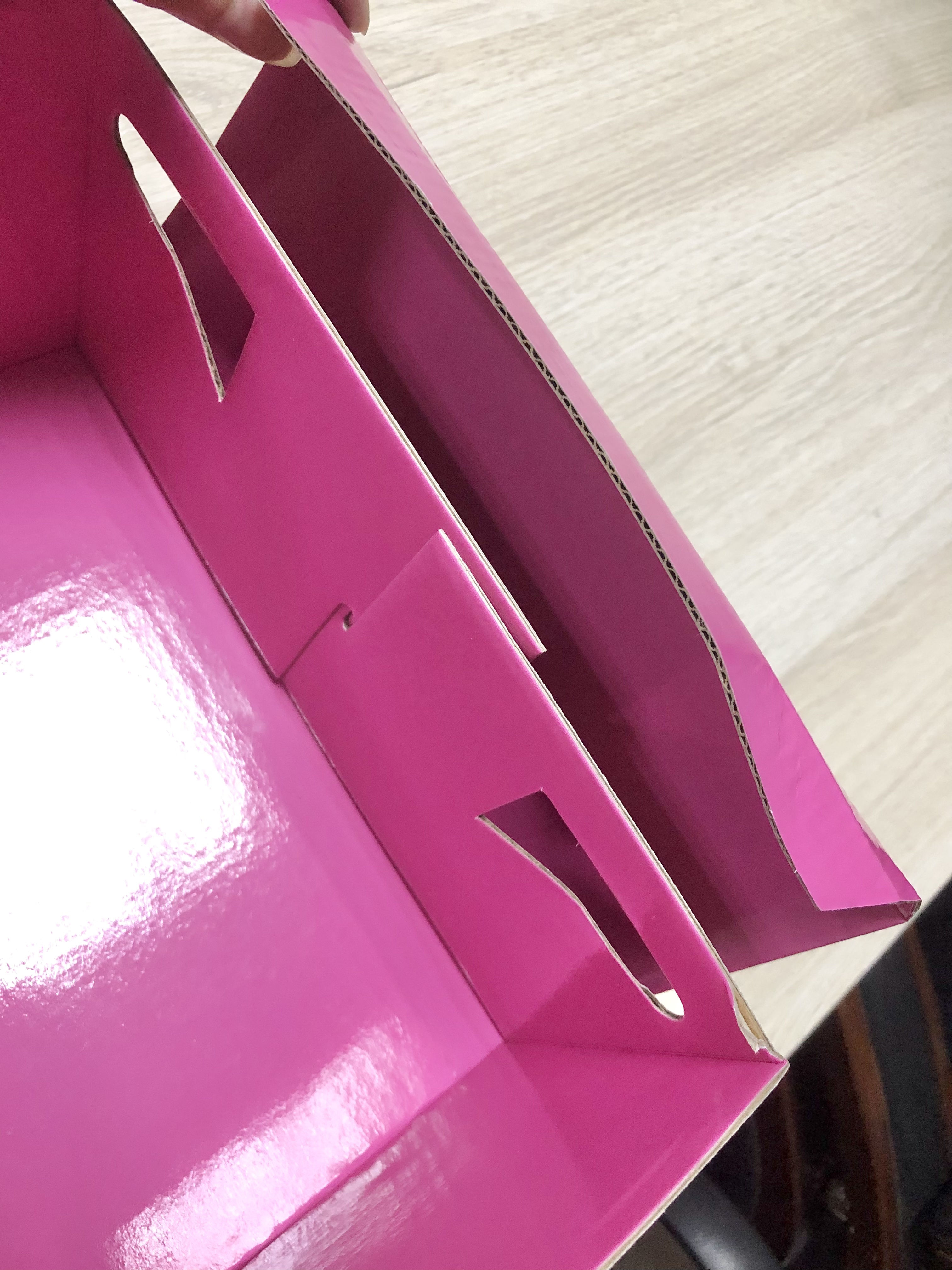 Custom Varnishing Corrugated Kraft Easy Fold Mailers Recycled Paperboard