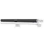 Powerful Rechargeable Bluetooth Soundbar Speaker With 3.5mm AUX Input