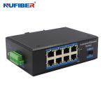 IP40 Industrial SFP Switch 1000M SFP to 8x10/100/1000M RJ45 Slot 8 Port