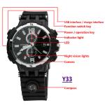 Y33 8GB 720P WIFI IP Spy Watch Camera Home Security Smart Remote CCTV Video