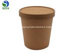 85oz Biodegradable food packing paper bucket for popcorn fried chicken