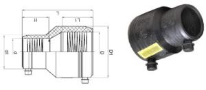 Wholesale Reducer DN90-DN160 SDR11 Pe Electrofusion Fittings from china suppliers