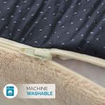 BSCI Suede 6 Inch Memory Foam Dog Bed Dog Bed Non Slip Orthopedic
