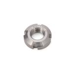 Imperial Measurement System Slotted Round Nuts Galvanized Finish Stainless Steel