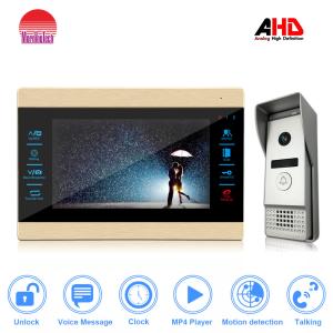Wholesale Morningtech Popular 10.1 inch AHD Door bell 720P960P door unlock and door Intercom from china suppliers
