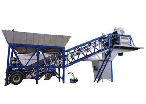 Wholesale Prestressed Central Mix Mobile Concrete Batch Mix Plant 25m3/H Wit High Efficiency from china suppliers