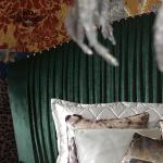 Italian Luxury Upholstered Bed 2.1x2.2m Luxury Grey Double Bed