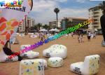 0.6mm PVC Tarpaulin Air Sealed Inflatable Furniture Mini Rocking Chair With Air