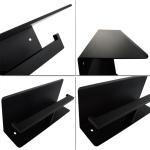 Matte Black Double Toilet Tissue Holder Toilet Tissue Hanger For Bathroom