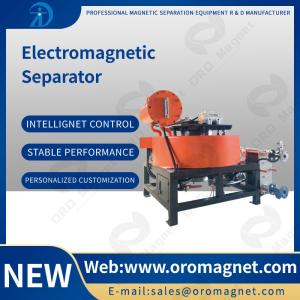 Wholesale Automatic 3T Dry Magnetic Separator With Water / Oil Double Cooling feldspar chemical medicine powder from china suppliers