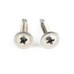 Customized 4.8mm Wafer Head Phillips Drive Screws 304 Stainless Steel Self