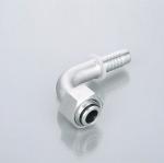 Hydraulic Hose Fitting 45 Elbow Metric Female 24 Cone Seat Heavy Series DIN
