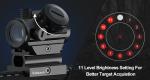 sabpack red dot sight T1PRO 1x22mm Compact sight 3 MOA Red Dot