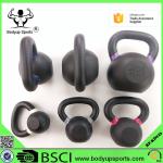 Powder Painted Fitness Equipment Kettlebells With KG LB Marking Cast Iron