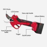 Electric Pruning Shears 2 Battery Optional Extension Rod Vineyard Vines Power