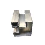 Railing Aluminum Handrail Profile Frameless U - Shaped Floor Card Slot 6060