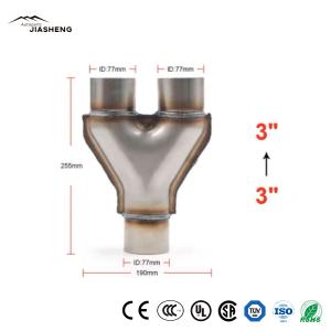 Wholesale Y-Shaped Three-Way Exhaust Pipe High Quality Exhaust Manifold Auto Catalytic Converter Fit from china suppliers