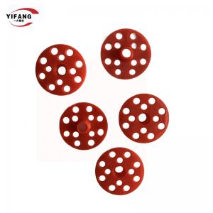 Wholesale Red Thermal Insulating Foam Board Washers , Plastic Washers For Nails 50mm 60mm from china suppliers