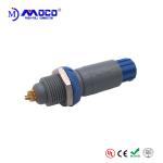 Male And Female Medical Plastic Push Pull Connectors For Patient Monitor 12 Pin