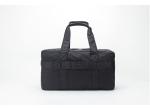 Black Portable Foldable Travel Bag Large Volume Thermal Transfer Printing