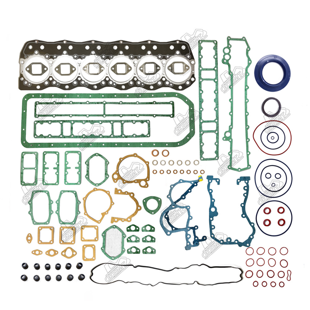 Mitsubishi 6D16 6D16T Engine Gasket Kits For Kobelco SK330 Kato Excavator