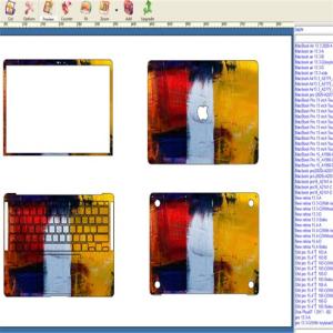 Wholesale DAQIN Mobile Custom-sized Laptop Skin Software And Machine That Makes Cutsom Vinyl Stickers from china suppliers