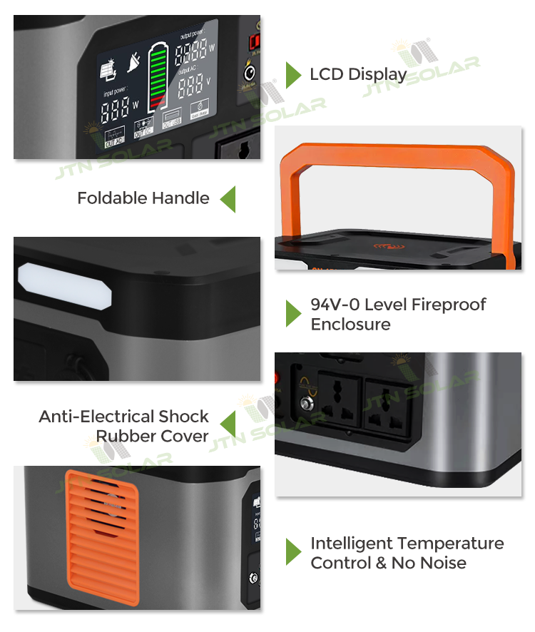 MPPT Controller panel Solar Portable Power Station Generator For Outdoor Camping