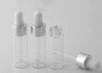 Clear Essential Oil Glass Bottles Transparent Aromatherapy Bottles