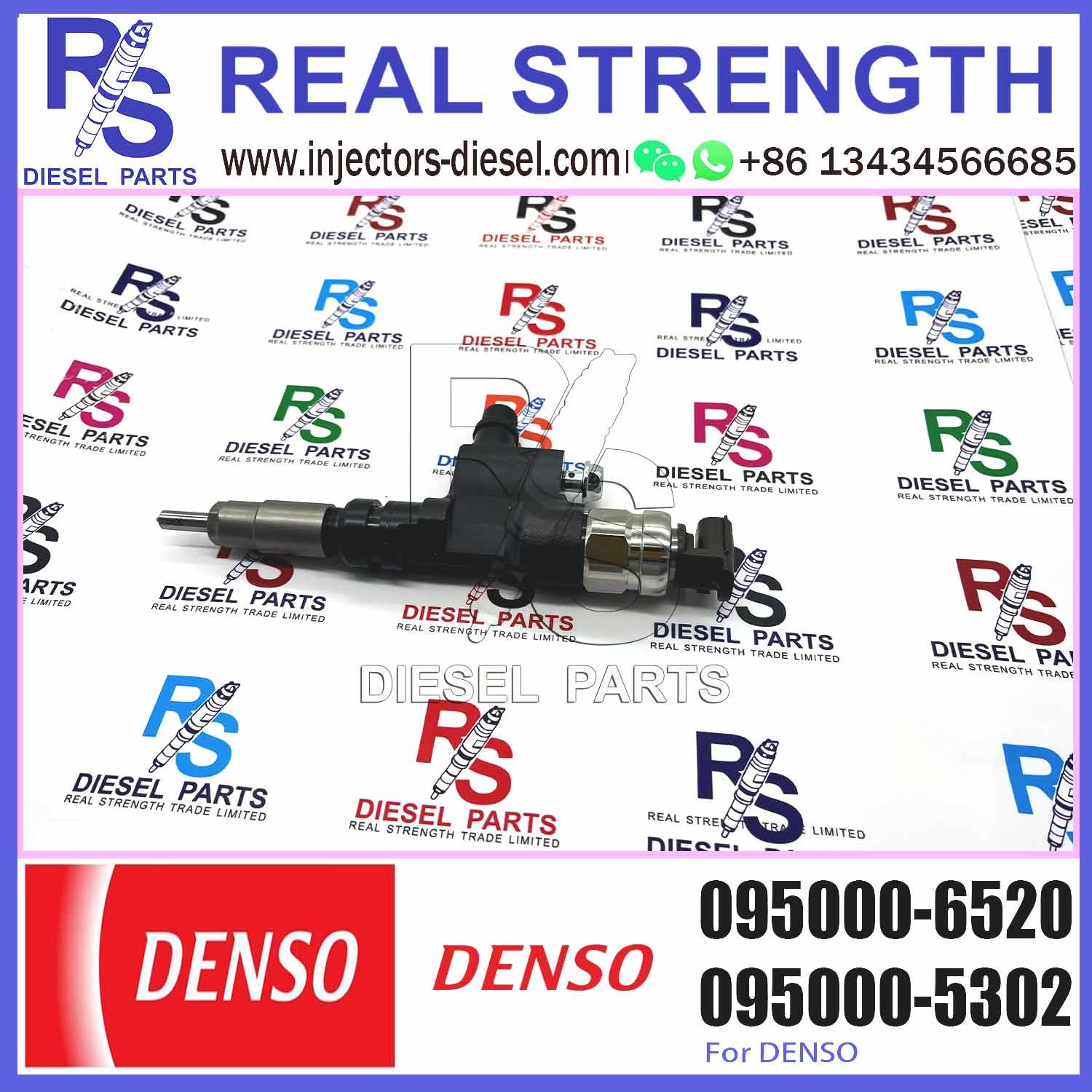 common rail injector 095000-6521 095000-6520 9709500-652 injector for Hino 300 N04C injector nozzle 095000-6521 095000-6