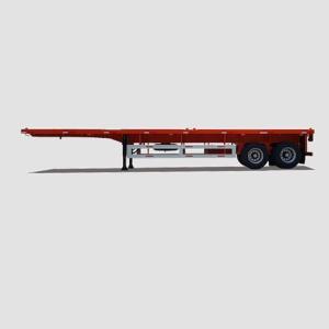 Wholesale 40FT 2 Axles Versatile and Reliable Flatbed Semi-Trailer for Efficient Cargo Transportation from china suppliers