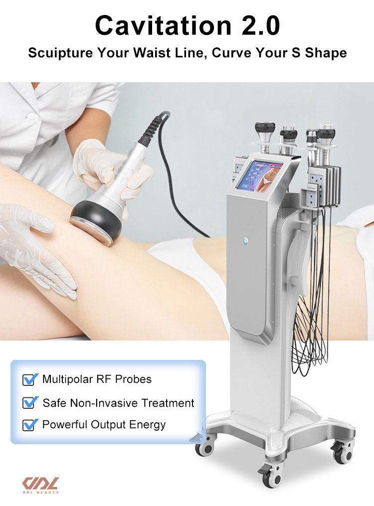 AS86 DPL beauty Ultrasound 40kHz Lipo Vacuum Cavitation Machine for Non-Surgical Fat Reduction & Body Slimming