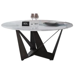 Wholesale 3 Steel Legs 75cm Hotel Dining Table Double Top from china suppliers
