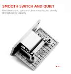 Stainless Steel Frameless Glass Hinge for 90 Degree Bathroom Shower in Hotel