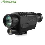 FORESEEN 5x40 Outdoor Digital Night Vision Goggles Monocular With Digital Camera